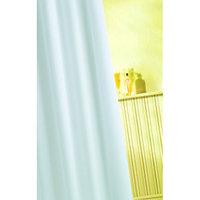 Wickes Textile Shower Curtain White