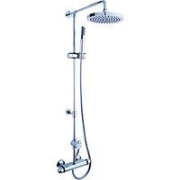 wickes rivage thermostatic mixer shower chrome