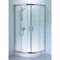 Wickes Quadrant Shower Enclosure Silver Effect Frame Box 1 of 2 900mm