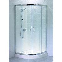 Wickes Quadrant Shower Enclosure Silver Effect Frame Box 2 of 2 900mm