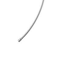 Wickes Double Interlock Shower Hose Chrome 2m