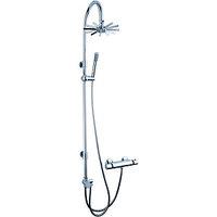 wickes cascata thermostatic shower mixer chrome