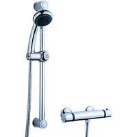 wickes revive thermostatic shower mixer chrome