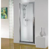 Wickes Pivot Shower Enclosure Door Silver Effect Frame 760mm