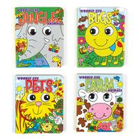 Wiggle-Eye Animal Board Books (Box of 24)