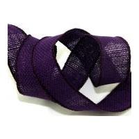 Wired Edge Hessian Ribbon