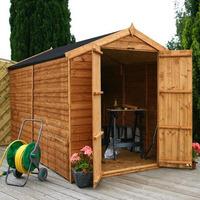 winchester 10ft x 6ft 305m x 193m overlap apex shed without windows