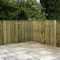 winchester 6ft pressure treated feather edge flat top panels wincheste ...