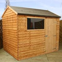 Winchester 8ft x 6ft (2.36m x 1.78m) Reverse Apex Shed