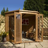 Winchester 7ft x 7ft (2.13m x 2.13m) Corner Summerhouse