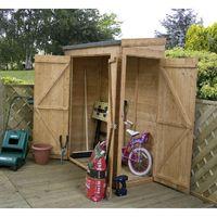 Winchester 6ft x 2.6ft (1.79m x 0.79m) Shiplap Tongue and Groove Pent Shed 2-7 Working Days Delivery