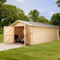 winchester 131ft x 18ft 4m x 55m garage log cabin