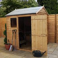 Winchester 6ft x 6ft (1.76 x 1.78) Overlap Reverse Apex Shed