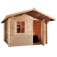 Winchester 3m x 2.4m Escape Log Cabin 28mm