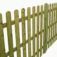 Winchester 4ft Pressure Treated Palisade Round Top Panel