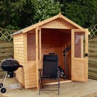 Winchester 7ft x 5ft (2.13m x 1.52m) Overlap Traditional Summerhouse