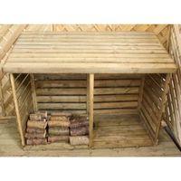 Winchester 3ft x 6ft Double Log Store - 7-10 Working Days Delivery
