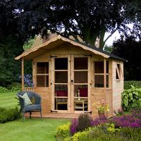 Winchester 8ft x 8ft (2.43m x 2.52m) Wessex Summerhouse