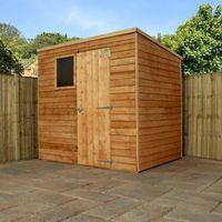 Winchester 7ft x 5ft (2.13m x 1.52m) Overlap Pent Shed