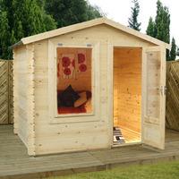 winchester 2m x 25m mini log cabin studio 19mm