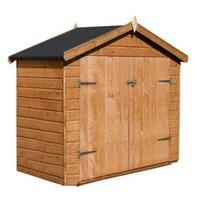 winchester 7ft x 3ft 221m x 082m shiplap bike store