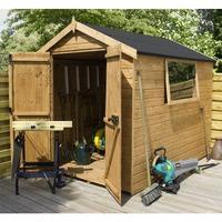 winchester 8ft x 6ft 183m x 244m county apex shed