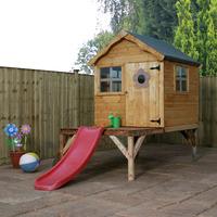 Winchester 4ft x 4ft (1.22m x 1.22m) Playhouse and Tower with Slide 2 - 7 Working Days Delivery