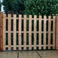 winchester 3ft pressure treated palisade flat top panel