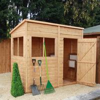 Winchester 8ft x 4ft (2.44m x 1.22m) Pent Shed