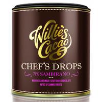 Willies Cacao Madagascan Chefs Drops Cooking Chocolate - 71% Sambirano - 150g