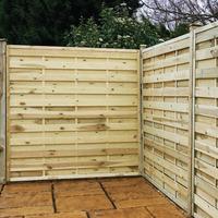 Winchester 180cm Fernwood Pressure Treated Horizontal Weave Trellis Winchester Fernwood Pressure Treated Horizontal Weave Trellis x3 180cm x 180cm