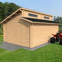 Winchester 12.5ft x 17.8ft (3.8m x 5.4m) Garage Log Cabin