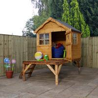 Winchester 4ft x 4ft (1.22m x 1.22m) Playhouse and Tower 2 - 7 Working Days Delivery