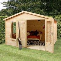 Winchester 3.2m x 3.4m Log Cabin Studio 19mm