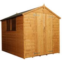 Winchester 8ft x 6ft (1.79m x 2.37m) Shiplap Solid Sheet Apex Shed