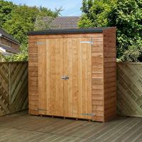 winchester 6ft x 26ft 181m x 083m overlap pent storage shed