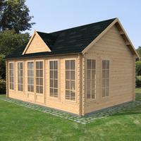 Winchester 17.4ft x 12.5ft (5.3m x 3.8m) Pool House Log Cabin