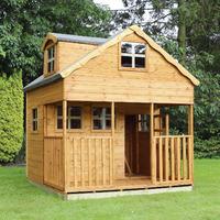 Winchester 7ft x 7ft (2.23m x 2.12m) Large Playhouse with Dorma Window Winchester Large Playhouse with Dorma Window and Installation