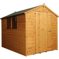 winchester 8ft x 6ft 244m x 183m shiplap apex shed