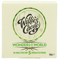 Willies Cacao 5 Wonders of the World Chocolate Tasting Box - 5 x 50g