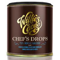Willies Cacao Venezuelan Chefs Drops Cooking Chocolate - 72% Rio Caribe - 150g