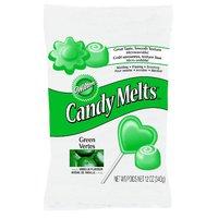 wilton dark green candy melts 351077