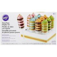 Wilton Treat Pops with Stand 12 Pack - Clear 360489
