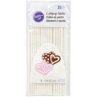 wilton 6 inch lollipop sticks 35 pack 350847