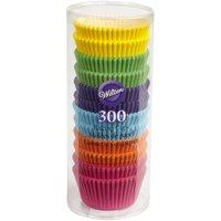 wilton 300 baking cases standard bright rainbow 350829