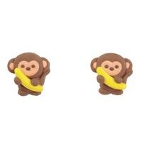 Wilton Monkey Royal Icing Decorations, 12 count 360450