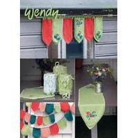 Window Decoration, Table Runner, Jar Covers and Bunting in Wendy Supreme Luxury Cotton DK (5983)