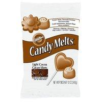 wilton light cocoa candy melts 351072