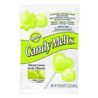 wilton vibrant green candy melts 351083