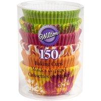 wilton 150 baking cups standard floral neon 350878